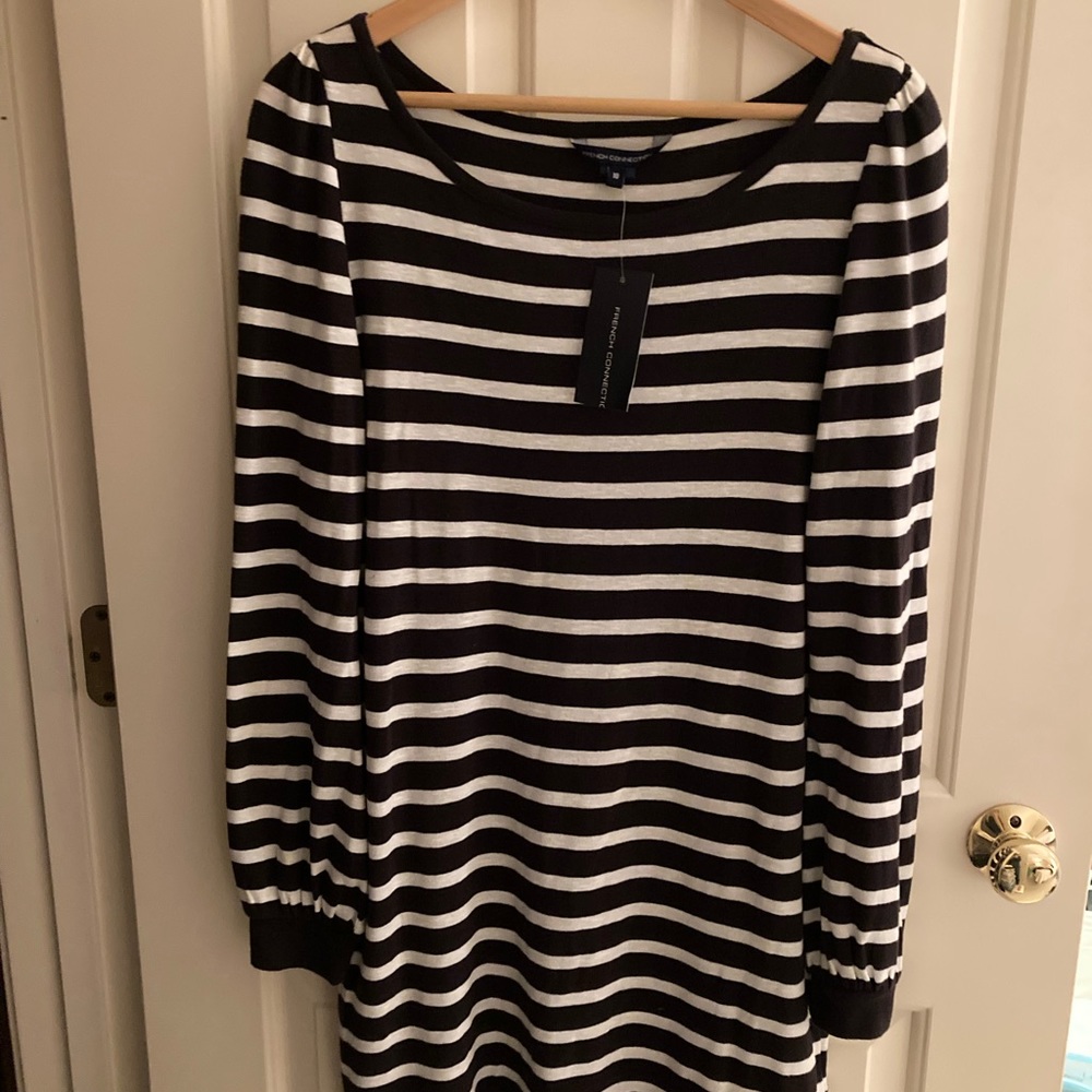 French Connection Scott Stripe Dress new with tags size 10